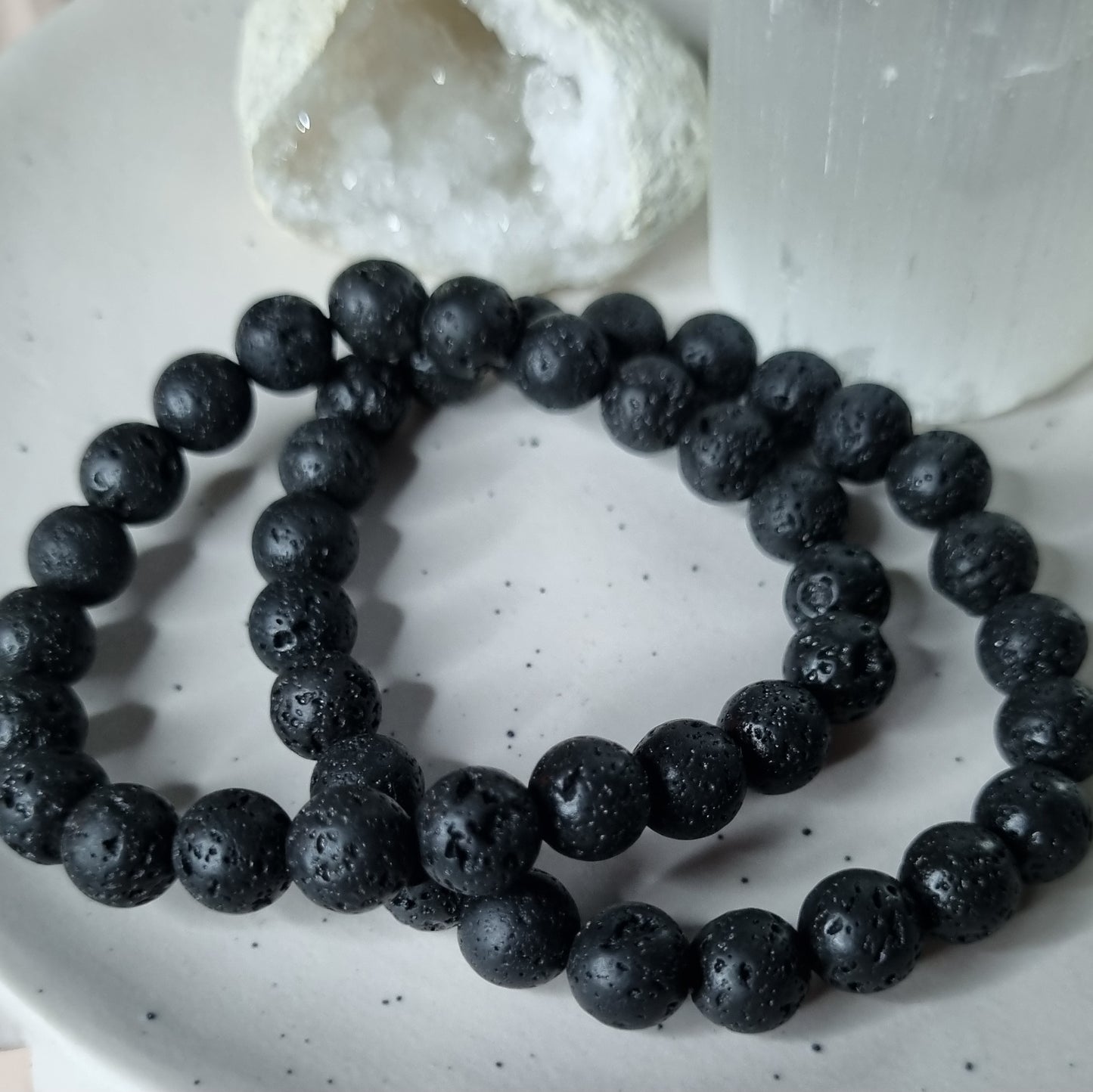 Lava Stone bead bracelet 8mm