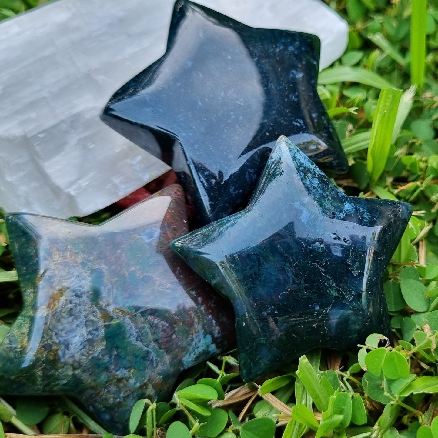 Moss Agate Stars