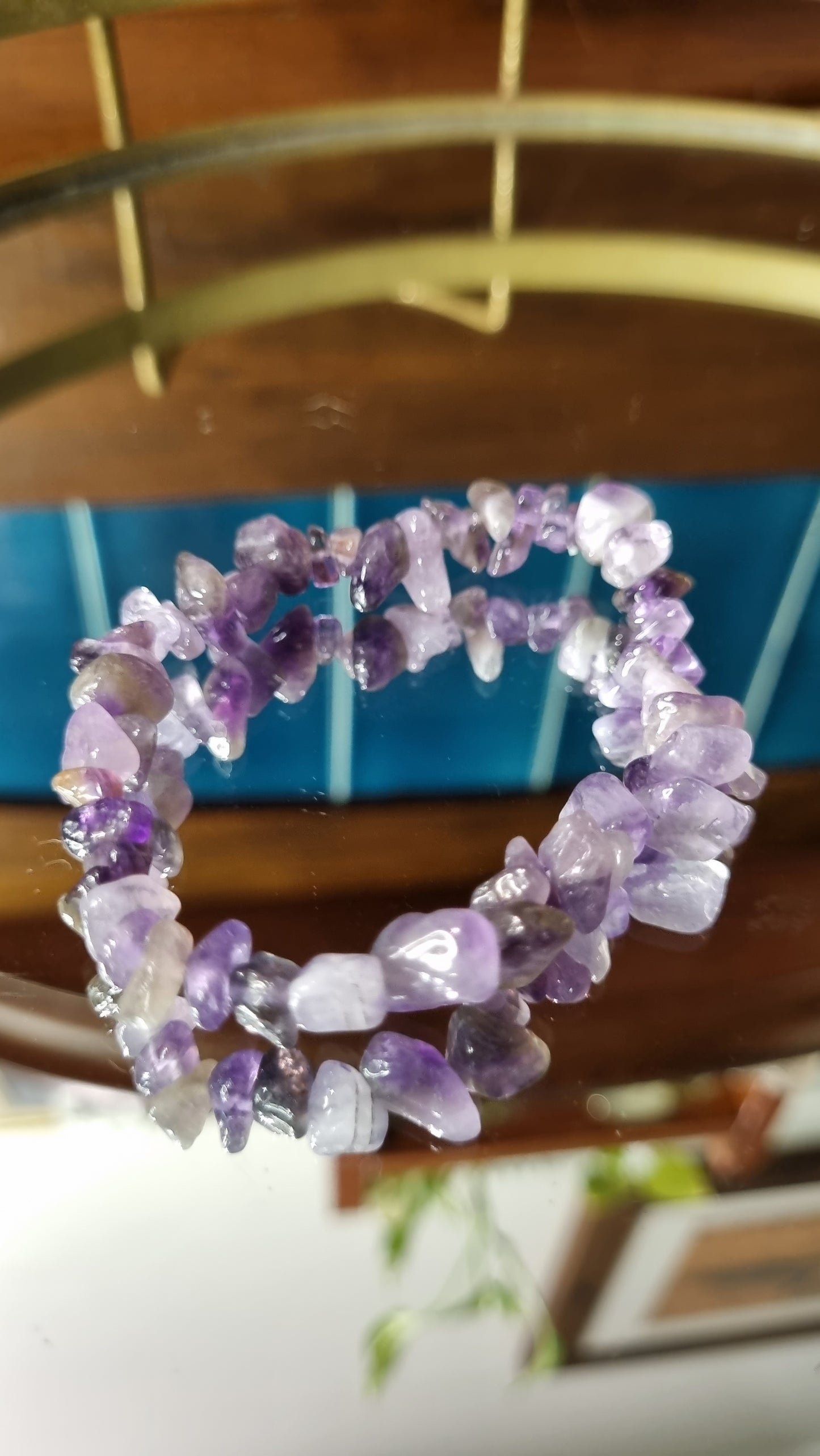 Amethyst Chip Bracelet