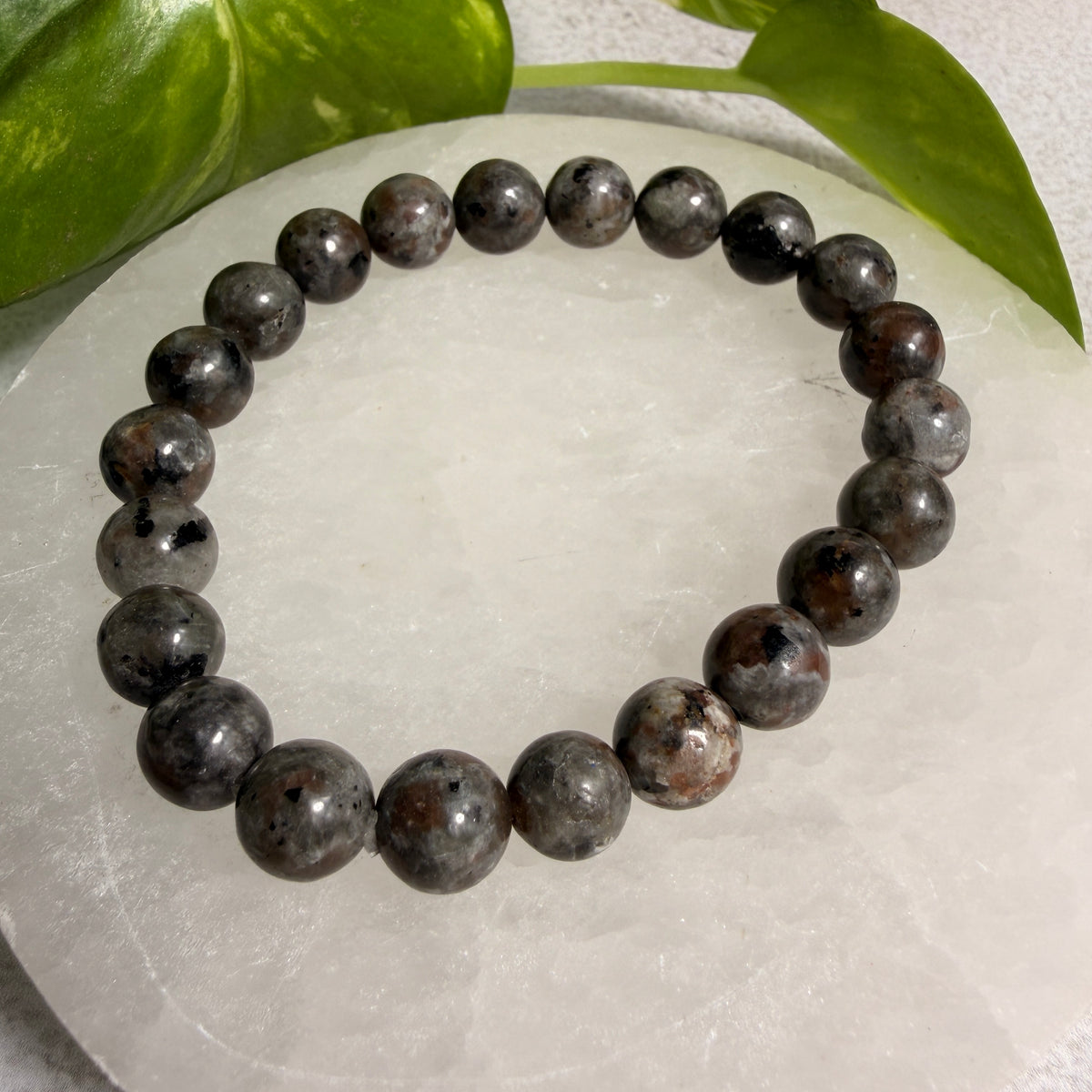 Yooperlite 8mm bead bracelet