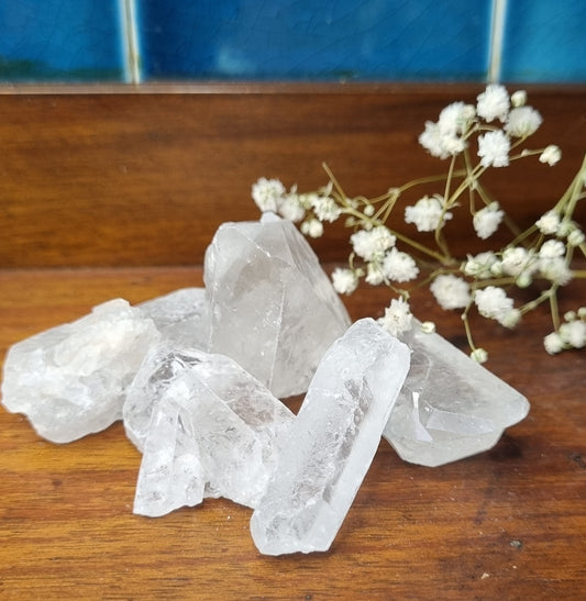 Clear Quartz Terminated Points Rough