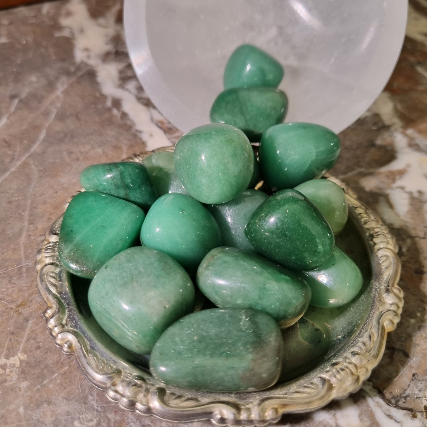 Green Aventurine Tumbled Stone A Grade