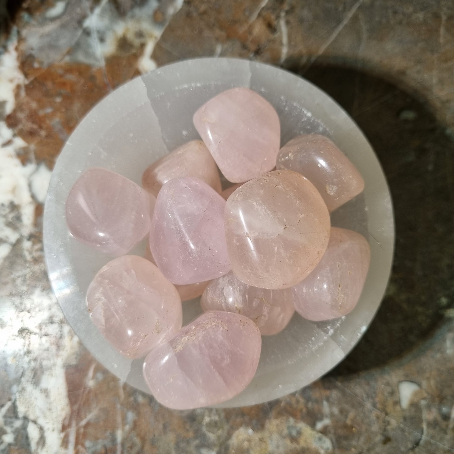 Rose Quartz Tumbled Stone A+