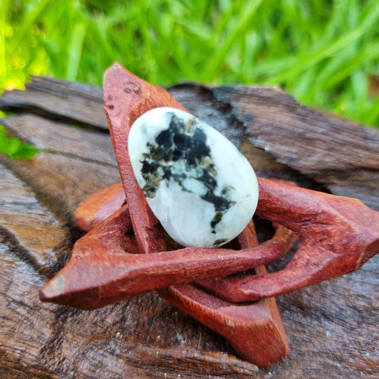 Rainbow Moonstone Tumbled Stone