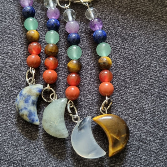 Moon Chakra Keyring