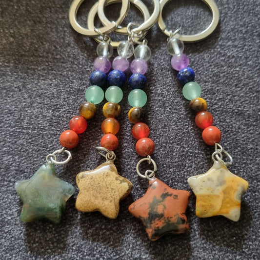 Star Chakra Keyring