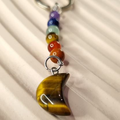 Moon Chakra Keyring