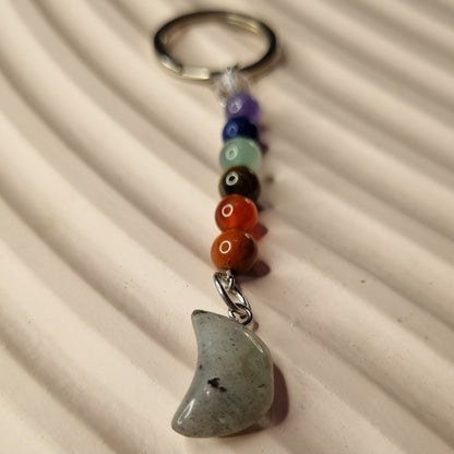 Moon Chakra Keyring