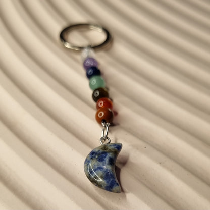 Moon Chakra Keyring