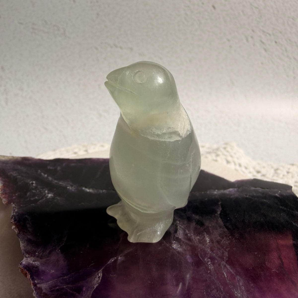 Green Fluorite Penguin