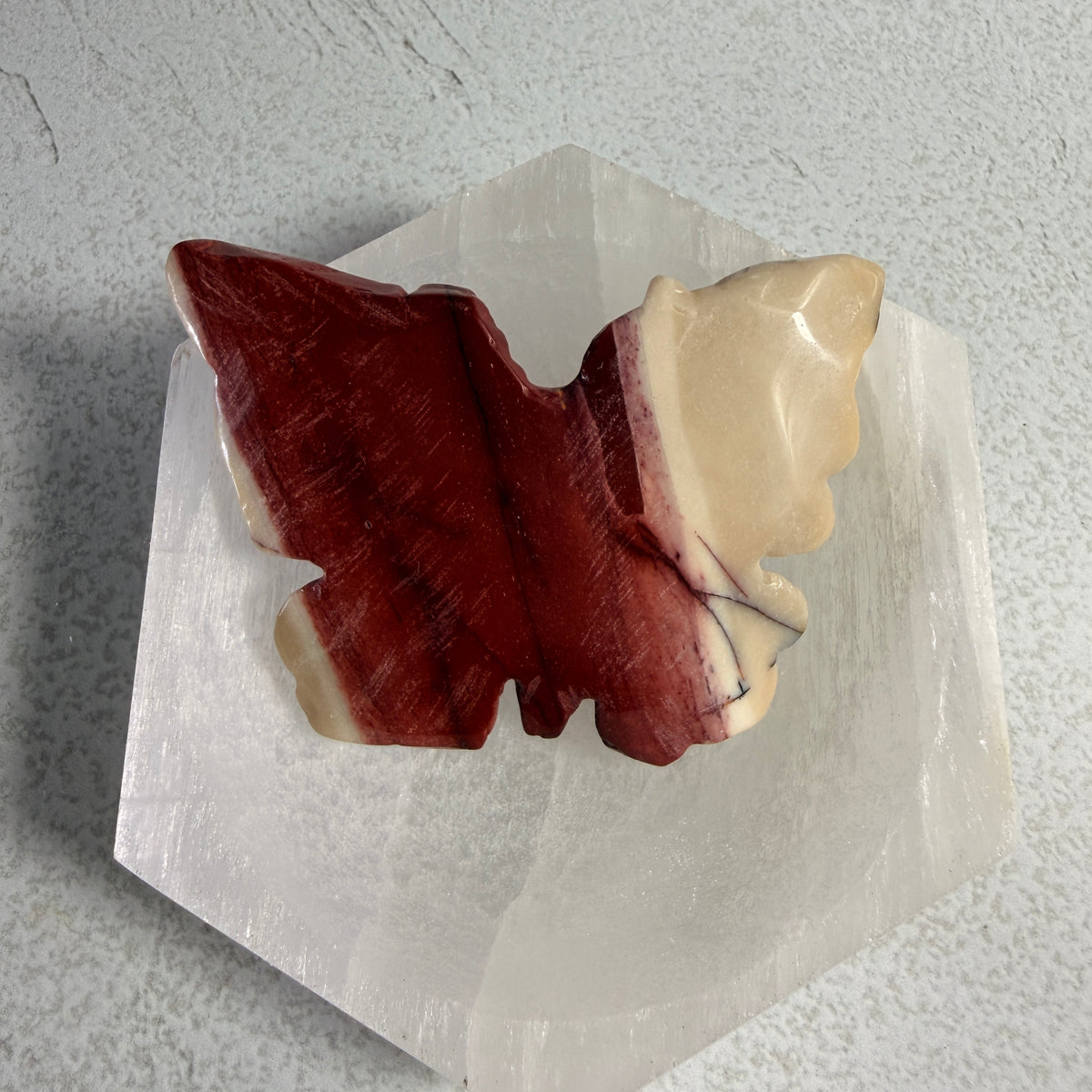 Mookaite Butterfly Carving