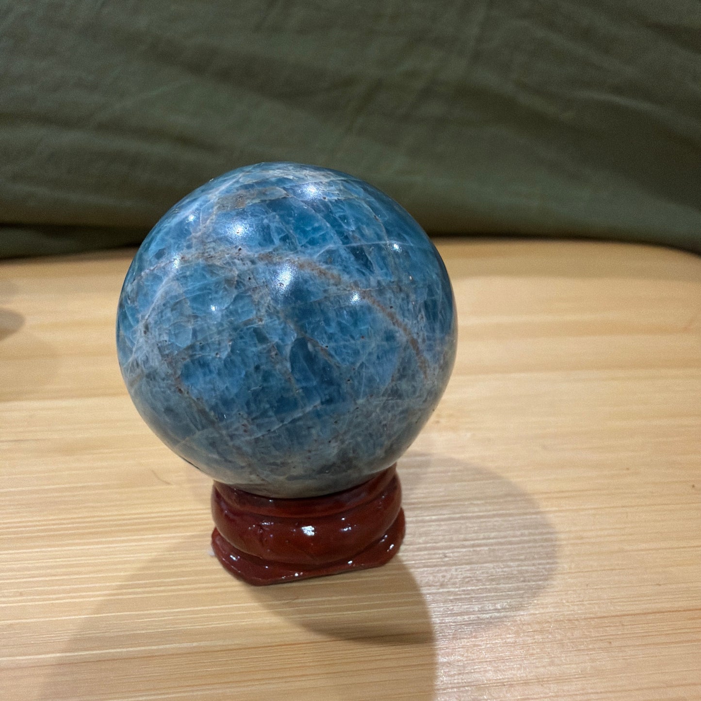 Blue Apatite Spheres