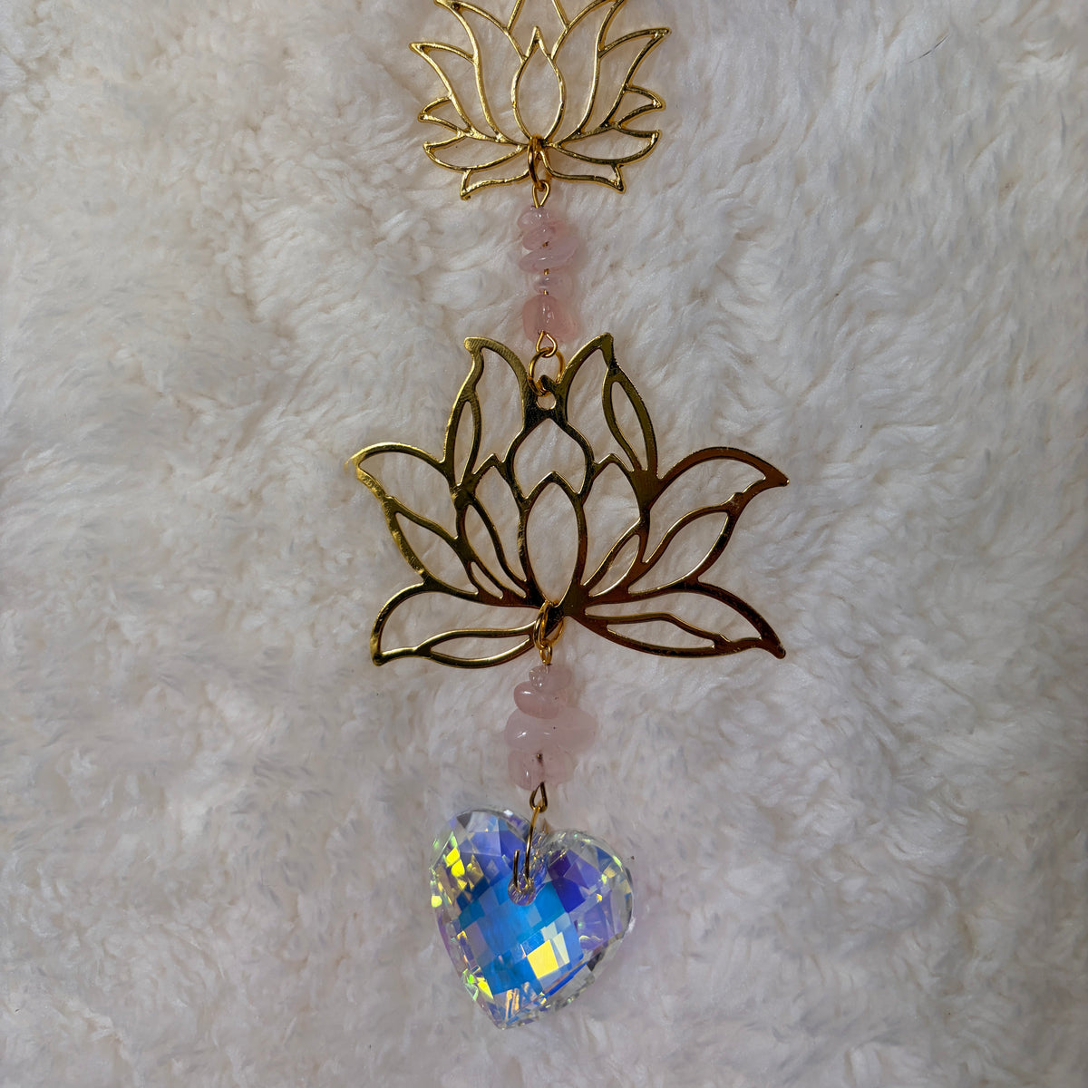 Crystal Suncatchers - Lotus flower