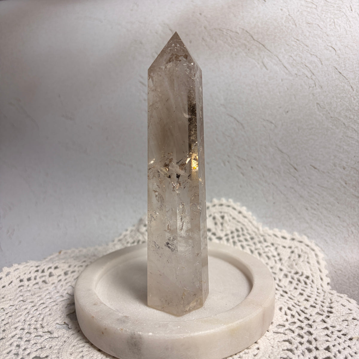 Clear Quartz Tower 2