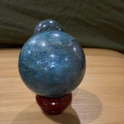 Blue Apatite Spheres