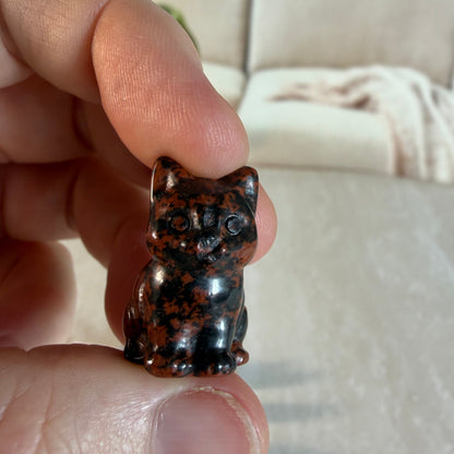 Mini Cat carvings