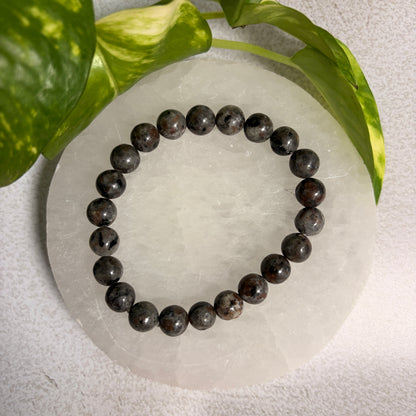 Yooperlite 8mm bead bracelet
