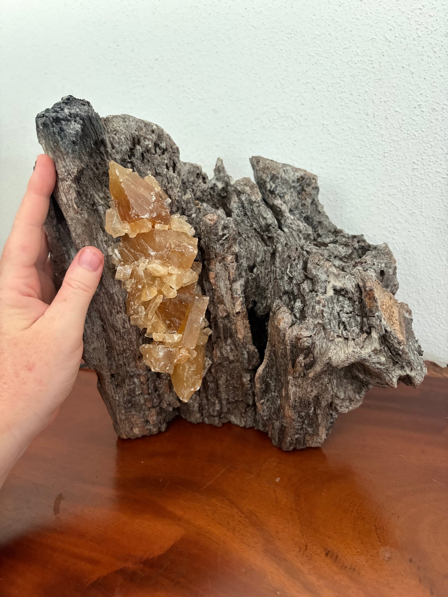 Crystal Lamp - Honey Calcite