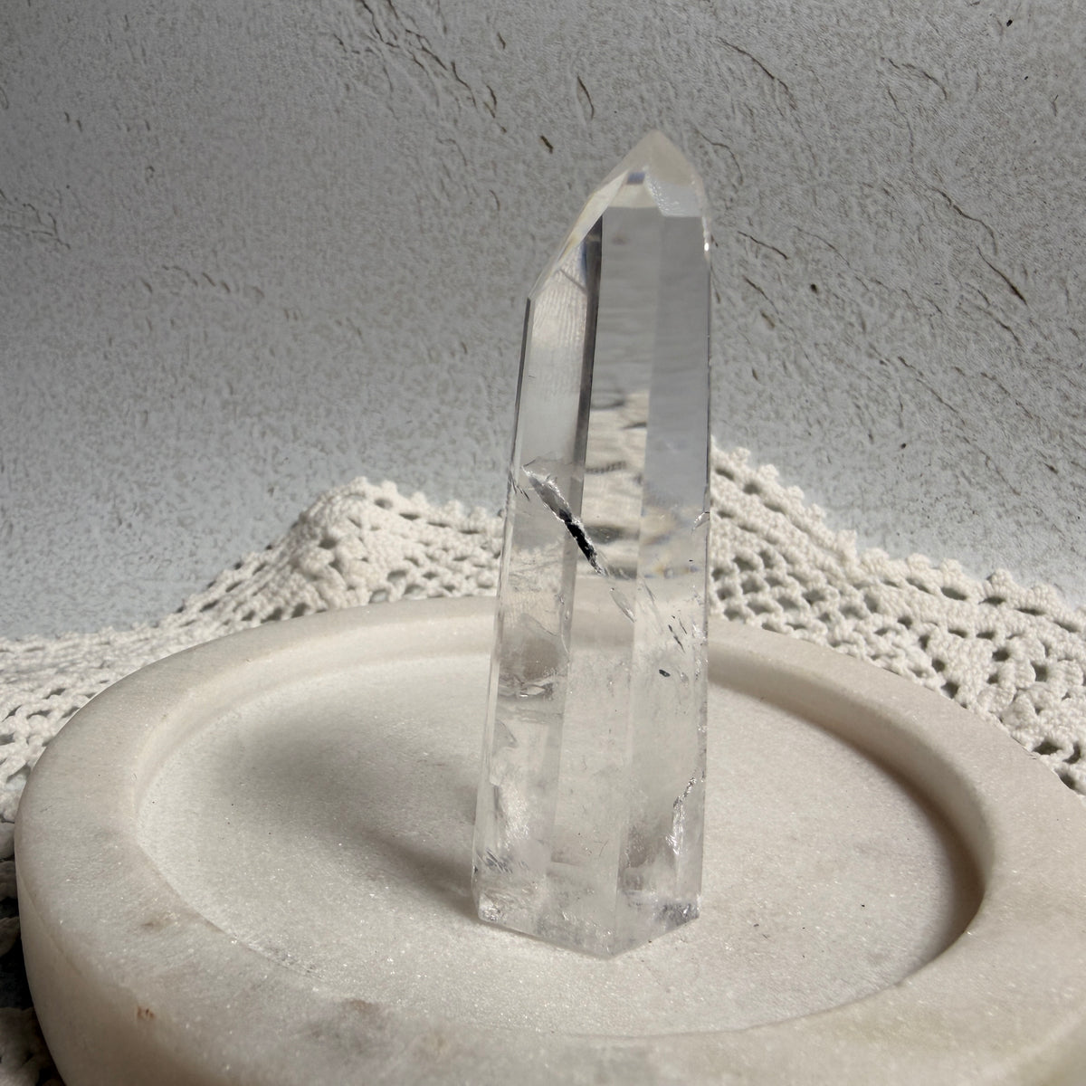 Clear Quartz Tower 1