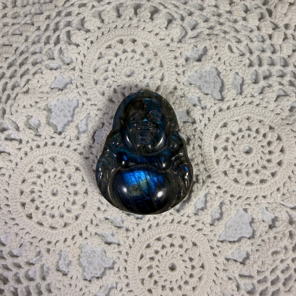 Labradorite Buddha