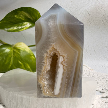 Druzy Agate Tower 4