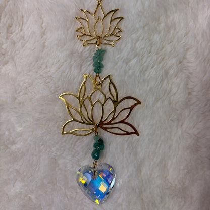 Crystal Suncatchers - Lotus flower