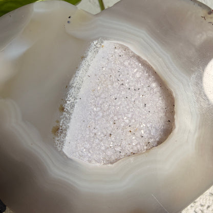 Dendritic Druzy Agate Heart 2