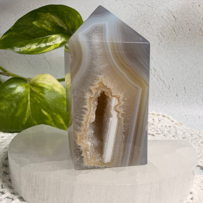 Druzy Agate Tower 4