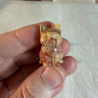 Mini Cat carvings