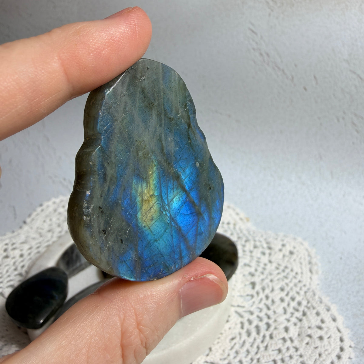 Labradorite Buddha
