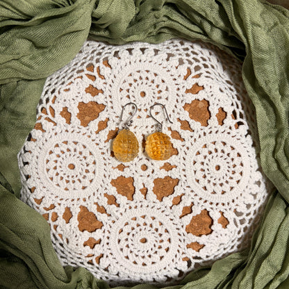 Citrine Pineapple Earrings (HTA)