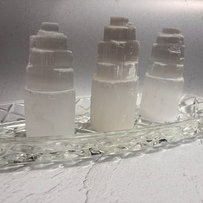 Selenite Tower-10cm