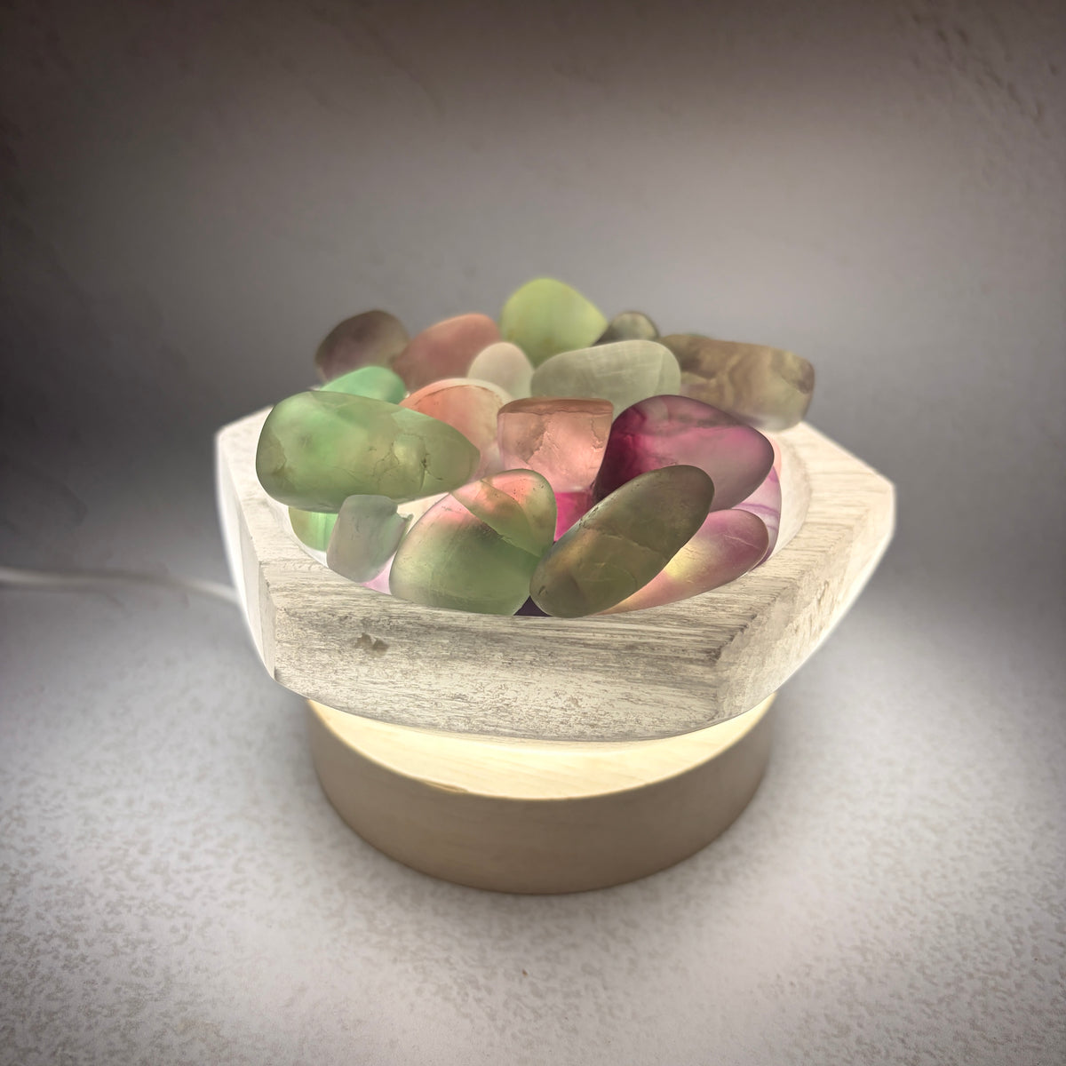 Hexagonal Selenite Bowl