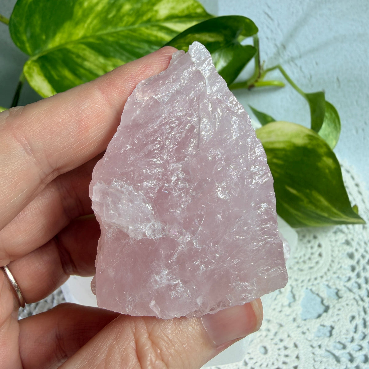 Rose Quartz Raw Chunks