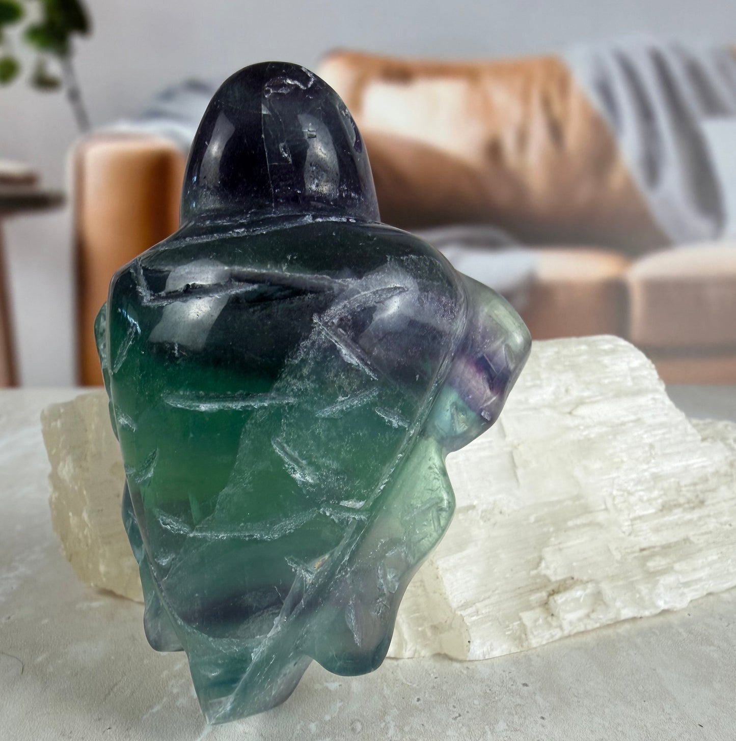 Fluorite Turtle Carvings
