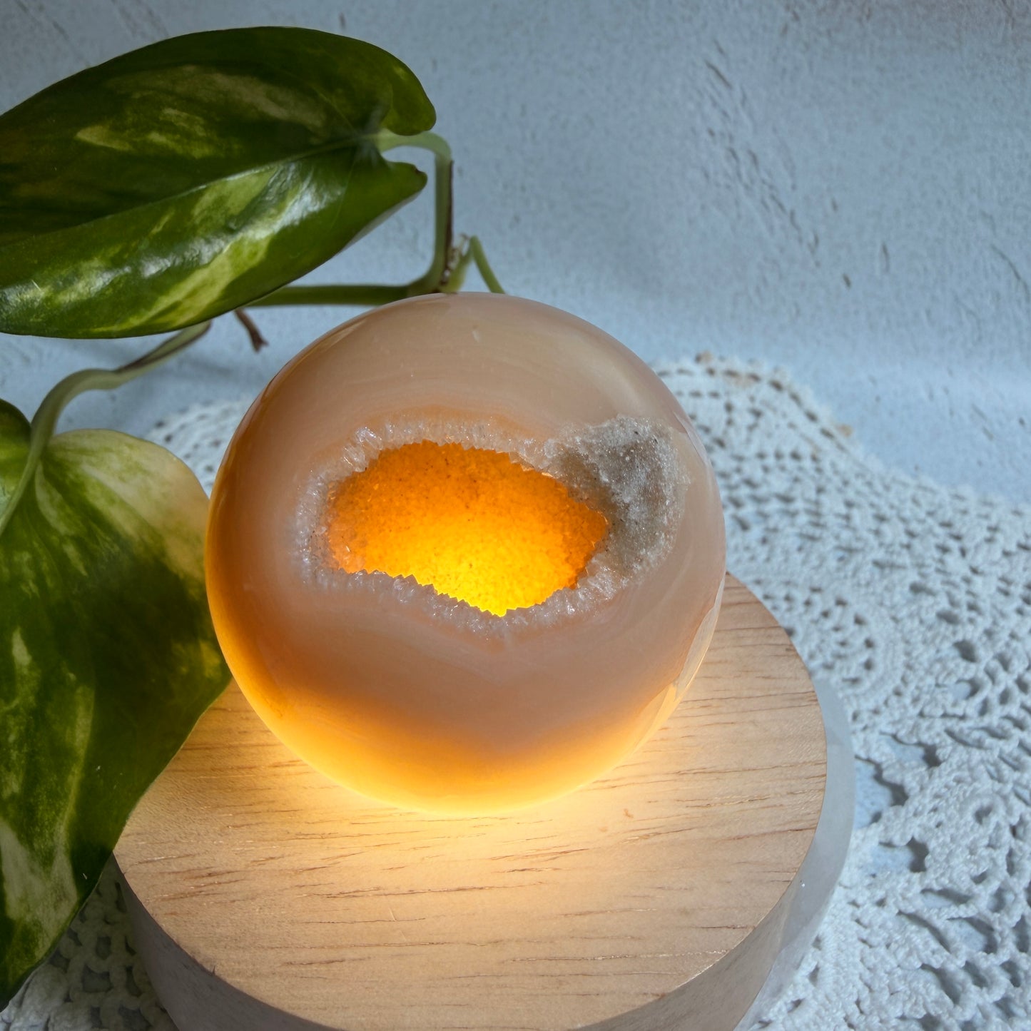 Druzy Agate Sphere