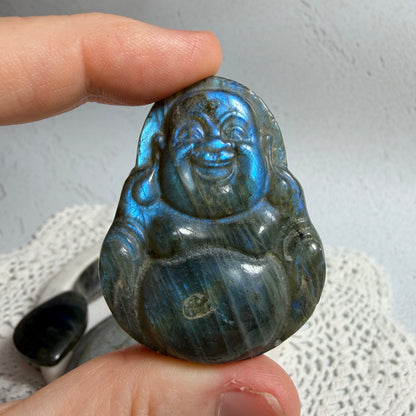 Labradorite Buddha