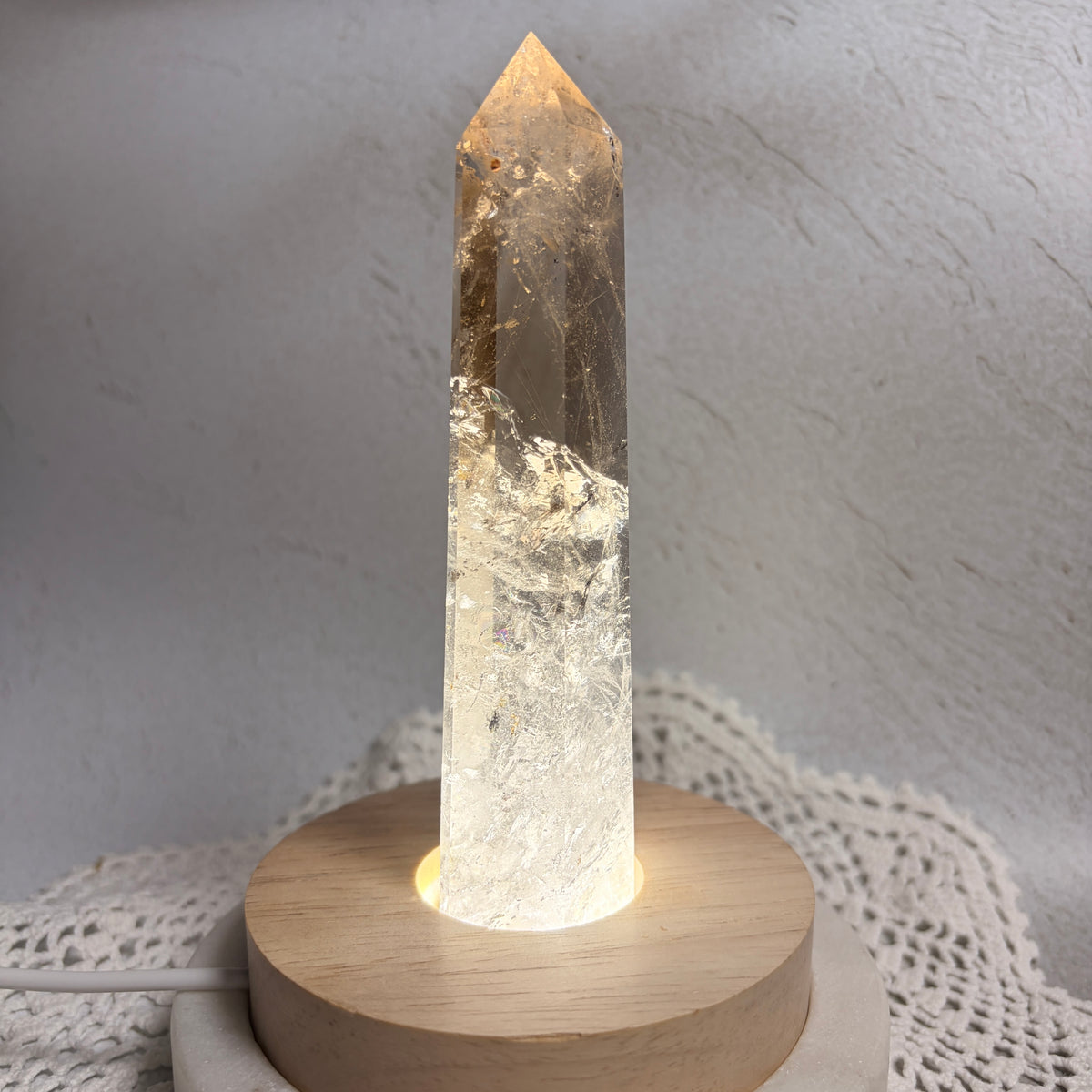 Clear Quartz Tower 2