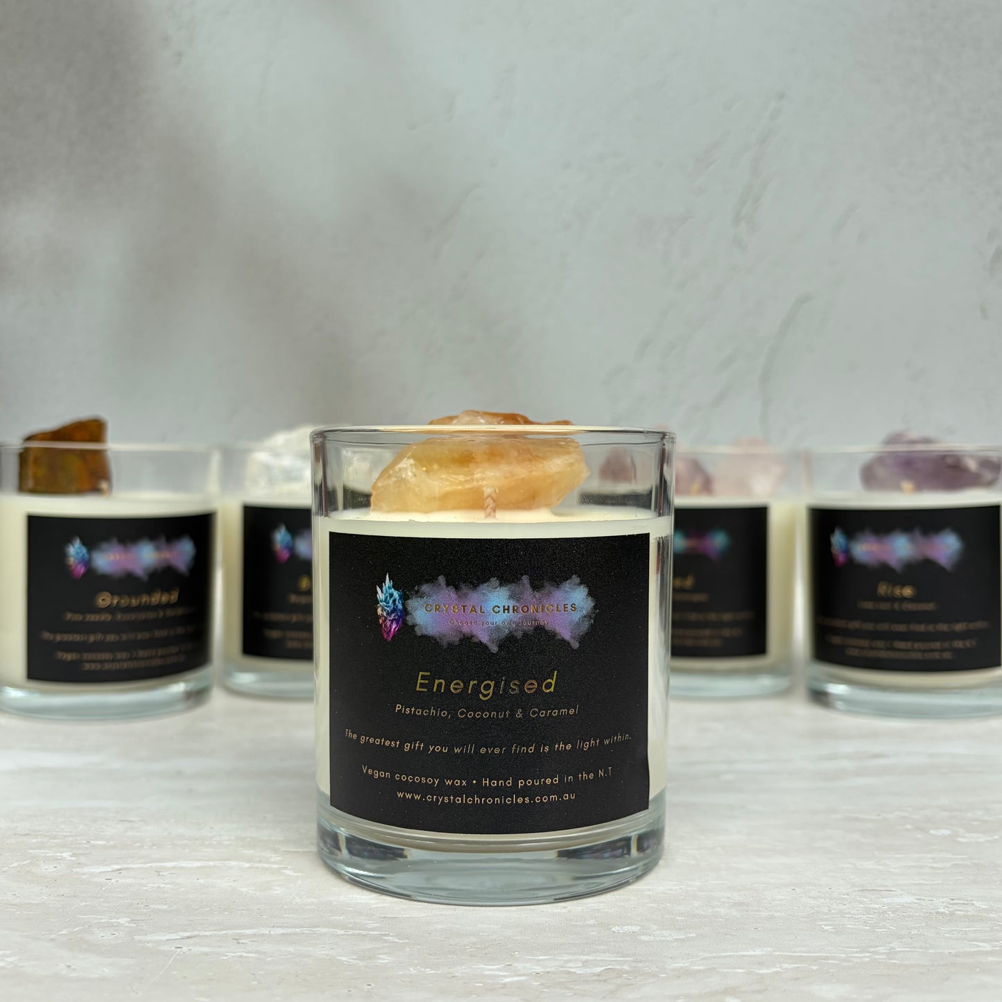 Energised - Citrine Candle with Energised Meditation