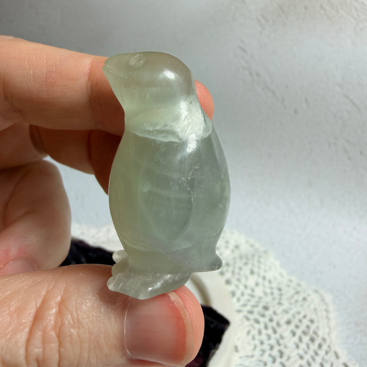 Green Fluorite Penguin