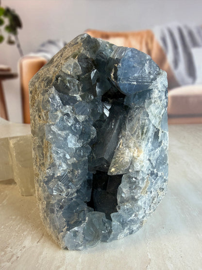 Celestite Raw Tower
