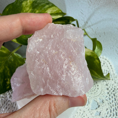 Rose Quartz Raw Chunks
