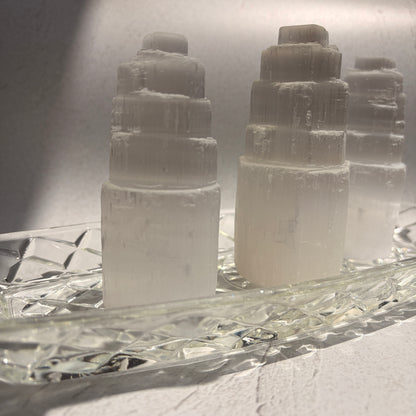 Selenite Tower-10cm