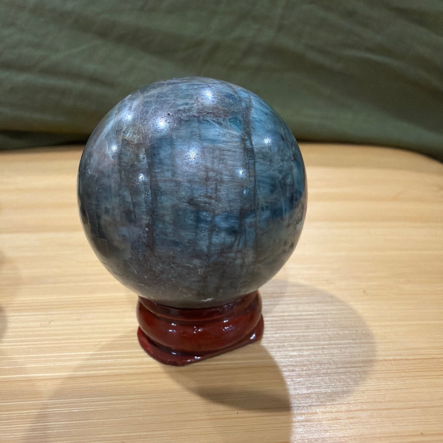 Blue Apatite Spheres