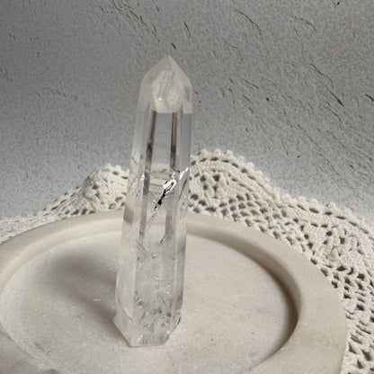 Clear Quartz Tower 1
