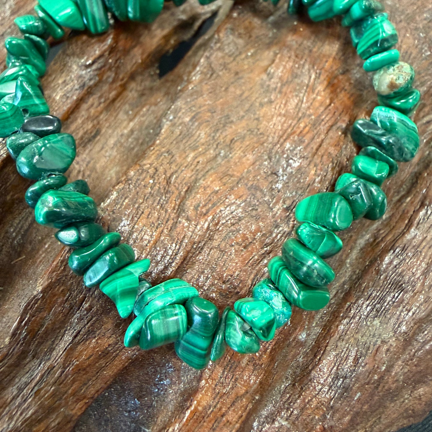 Malachite Chip Bracelets