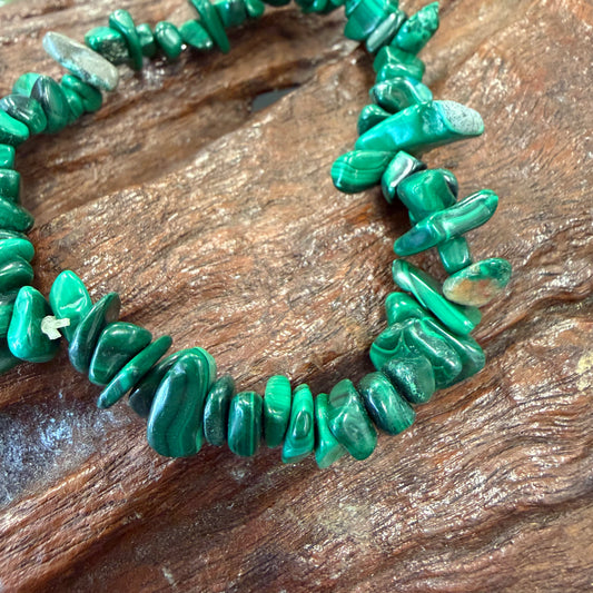 Malachite Chip Bracelets