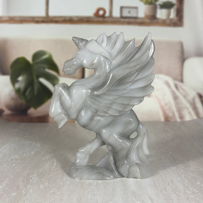 Jasper carved unicorn