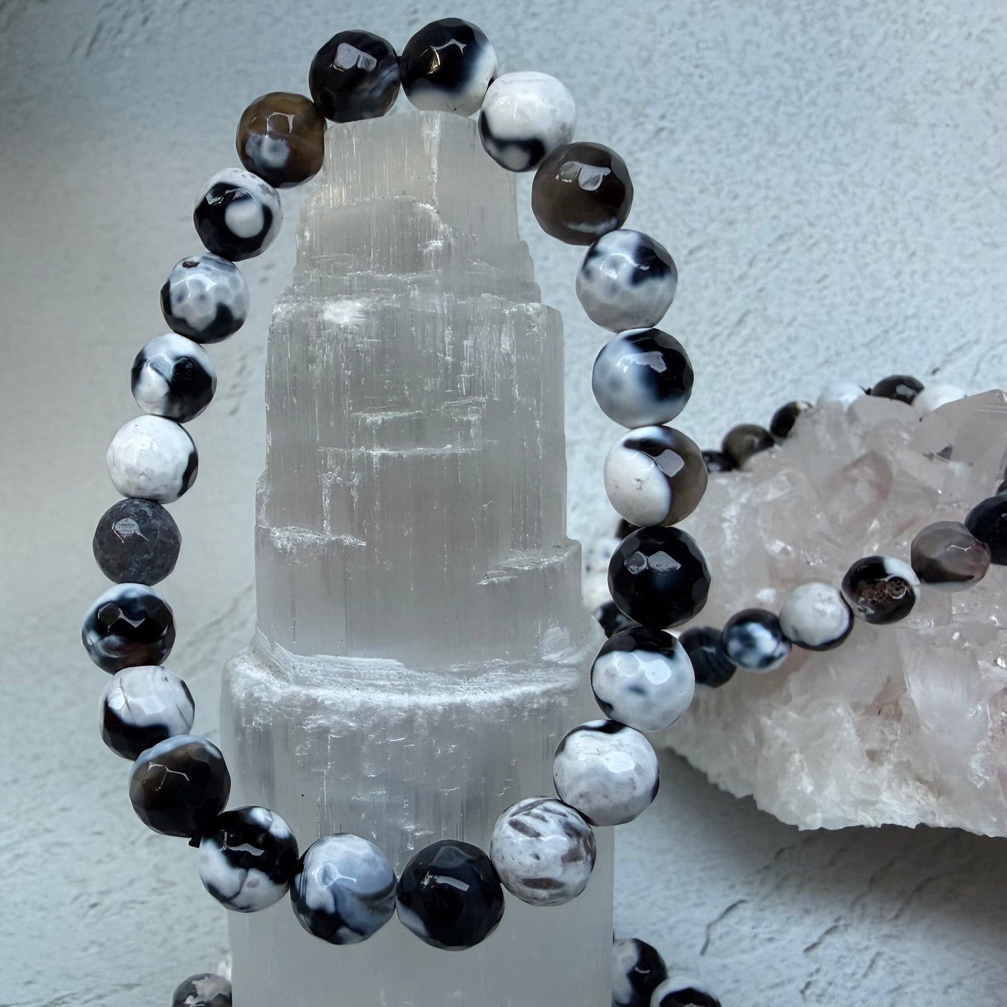 Faceted Orca Agate