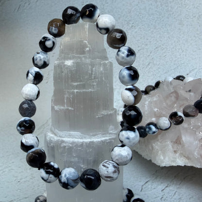Faceted Orca Agate